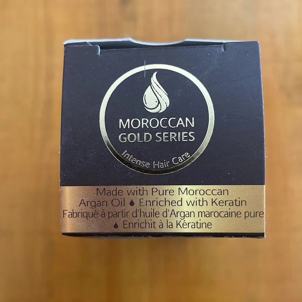 Moroccan Gold Series NIB leave-in mask